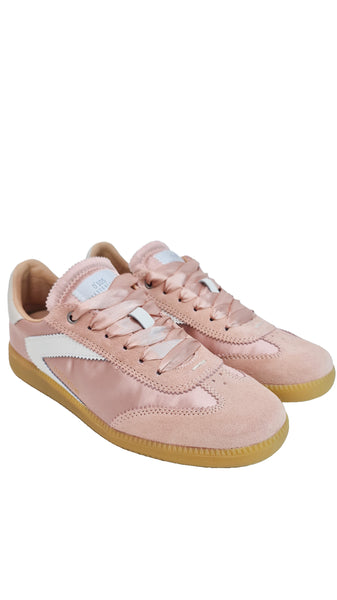 0-105 NOVA PINK SATIN TRAINERS