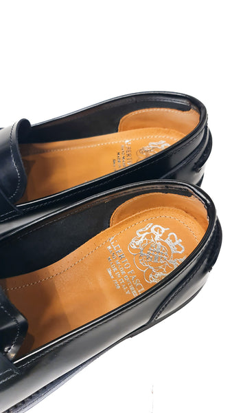 ALBERTO FASCIANI BLACK LOAFERS