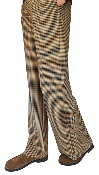 TRUE ROYAL NIKY CHECK TROUSERS