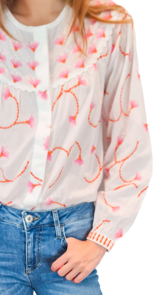 NIMO WITH LOVE PARSLEY BLOUSE DANDELION
