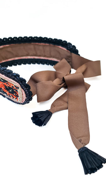 EXQUISITE J RAFFIA BELTS