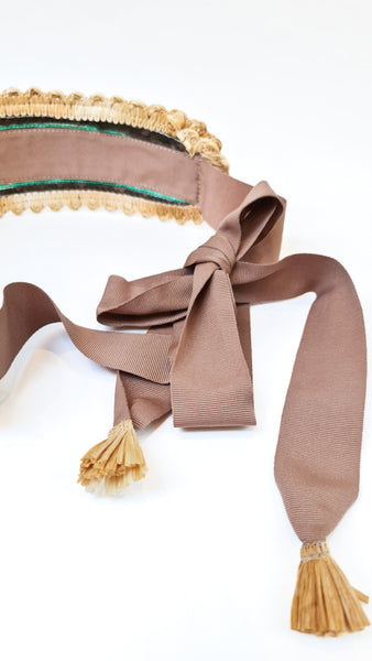 EXQUISITE J RAFFIA BELTS