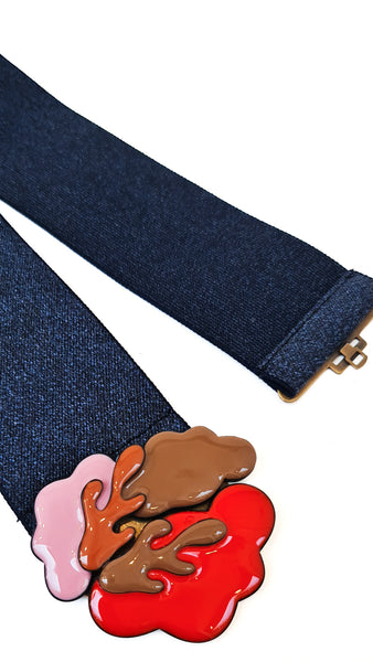 EXQUISITE J SEA FLOWERS BELT
