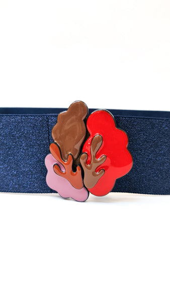 EXQUISITE J SEA FLOWERS BELT