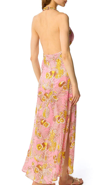 POUPETTE ST BARTH CALIZ PINK CARIBIA DRESS