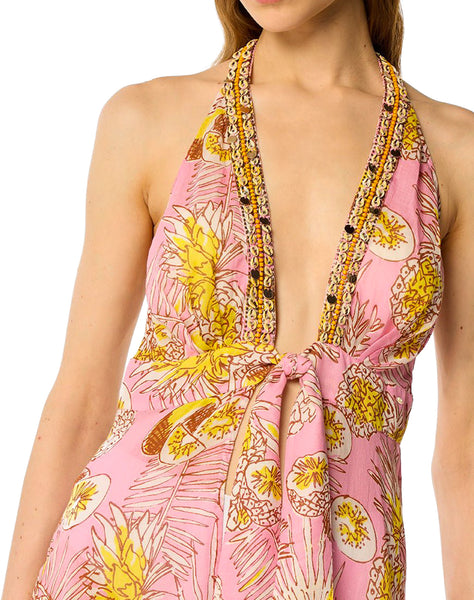 POUPETTE ST BARTH CALIZ PINK CARIBIA DRESS