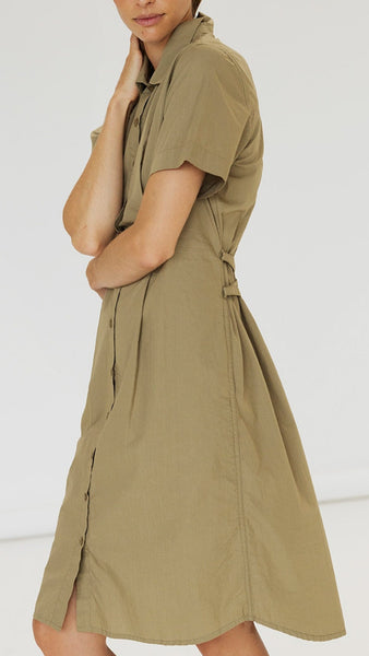 PROJECT AJ117 HANSINE PALE MOSS DRESS