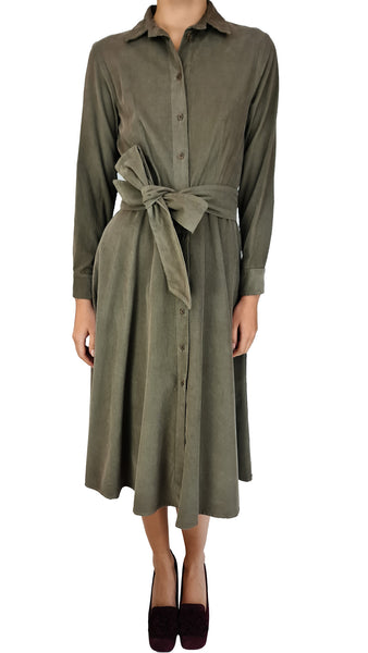 ROSSO35 MOSS LONG CORD DRESS