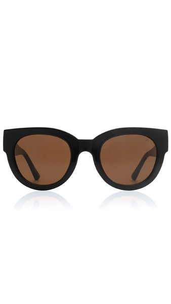 A.KJAERBEDE LILLY BLACK SUNGLASSES