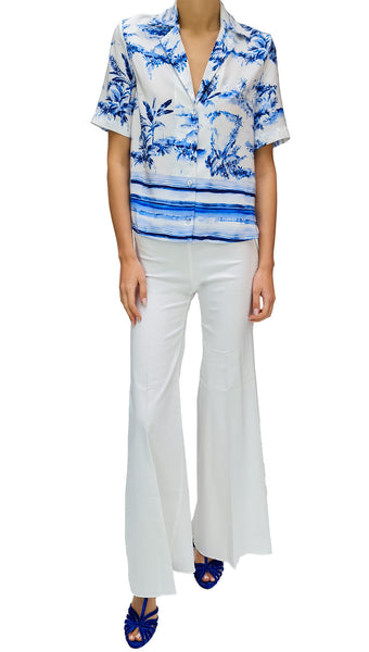 CAMISA MARRAKECH AZUL REAL VERDADERO