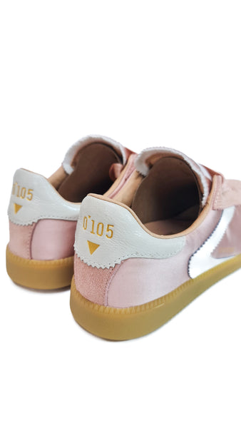 0-105 NOVA PINK SATIN TRAINERS
