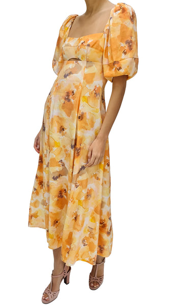 SIGNIFICANT OTHER PAINTED POPPY LOIS DRESS