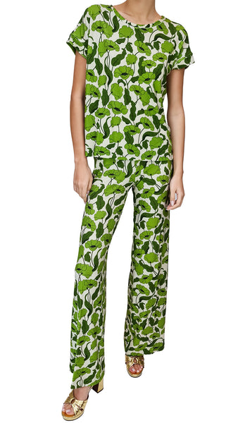 PANTALONE SHELLEY SPUGNA VERDE SIYU