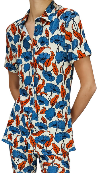CAMISA SIYU SHELLEY SPUGNA AZUL