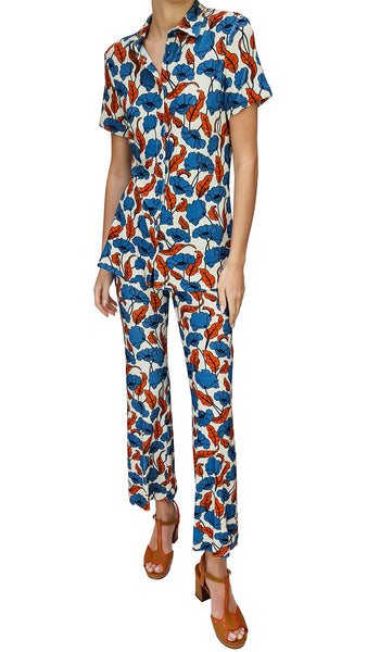 CAMISA SIYU SHELLEY SPUGNA AZUL