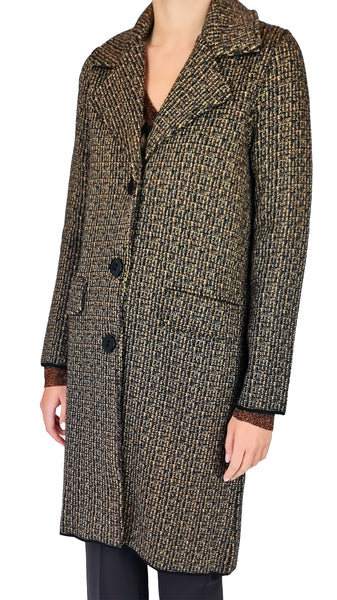 SIYU SPARKLE K TWEED COAT