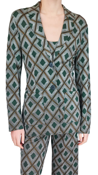SIYU ZEMLIA BLACK CREPE JACKET