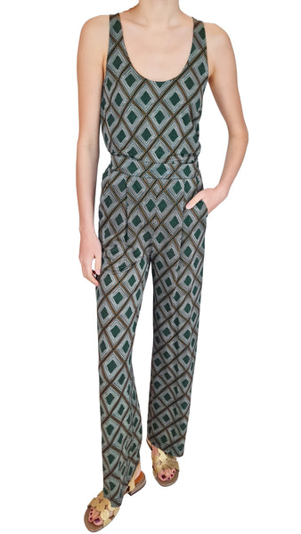 SIYU ZEMLIA BLACK CREPE TROUSERS