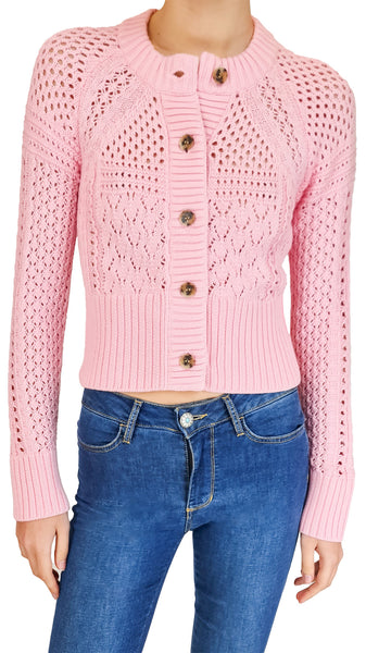 SMYTHE CANDY CROCHET CARDIGAN