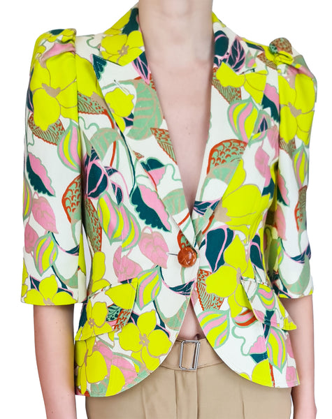 SMYTHE CITRUS CABANA BLAZER