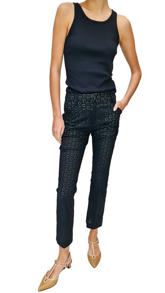TRUE ROYAL GOLD TROPEZ NERO TROUSERS