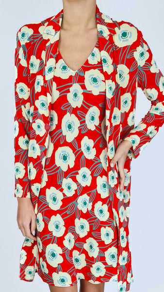 CAPPOTTO IN CREPE SIYU PAPAVERO SIMONE