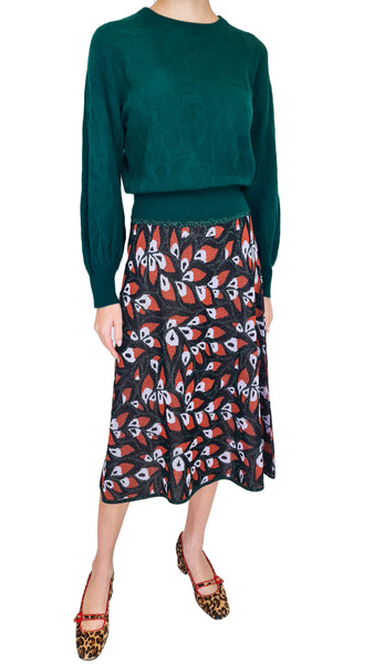 HAPPY SHEEP PINE FLARED SKIRT