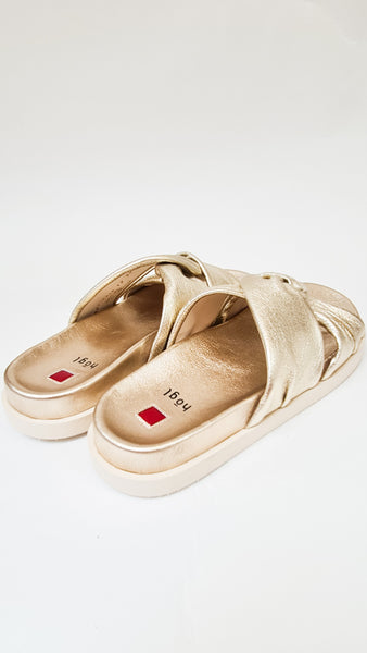 SANDALIAS ACOGEDORAS HOGL ORO