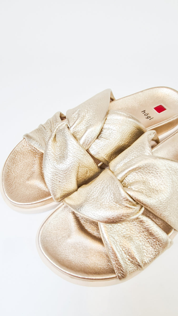 Slide sandal clearance with bow