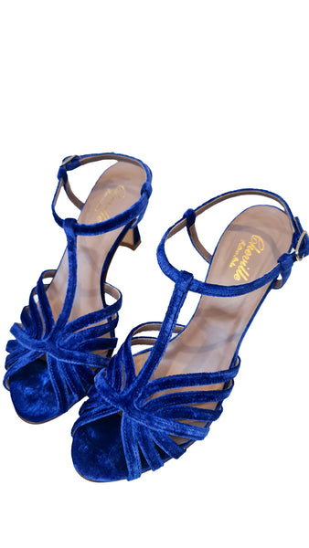 TACONES CHEVILLE OFELIA TERCIOPELO