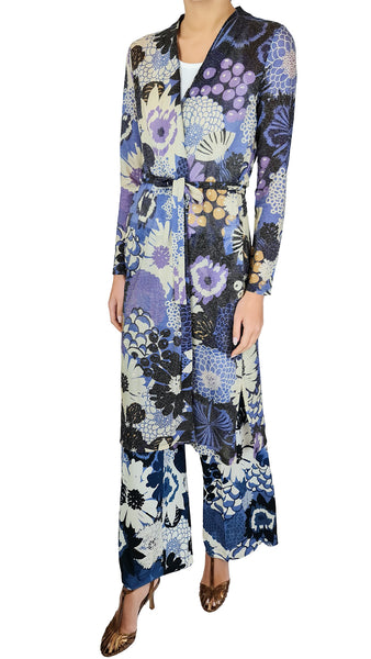 SIYU BLUE WOLFE CREPE PANT