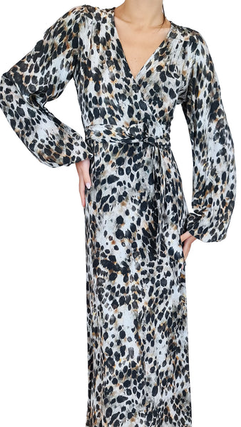SMYTHE LEOPARD HOSTESS DRESS