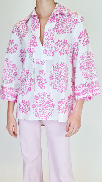 BLUSA TRUE ROYAL BAHAMAS ROSA