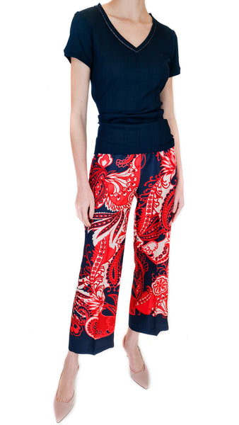 TRUE ROYAL SONYA BANDANA TROUSERS