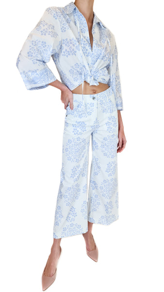 TRUE ROYAL MIRELLE AZZURRO TROUSERS