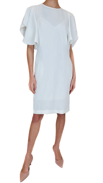 FABIANA FILIPPI LINEN FLUTTER DRESS