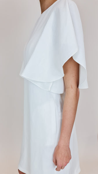 FABIANA FILIPPI LINEN FLUTTER DRESS