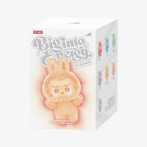 Box of a plush toy with a bunny design on a white background
