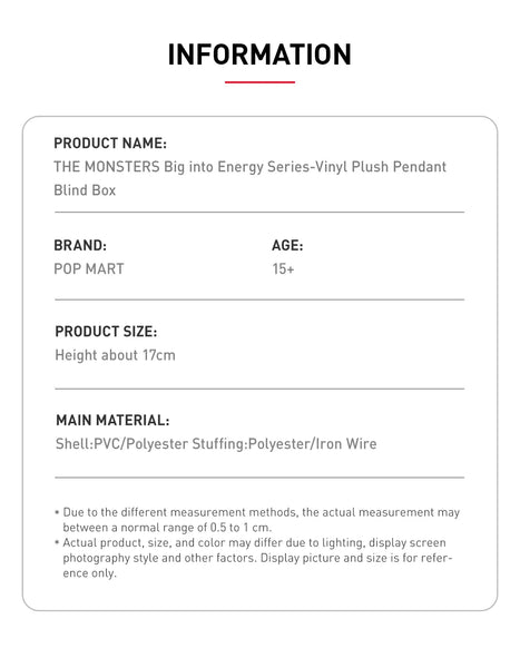 BIG INTO ENERGY - LABUBU SINGLE BLIND BOX