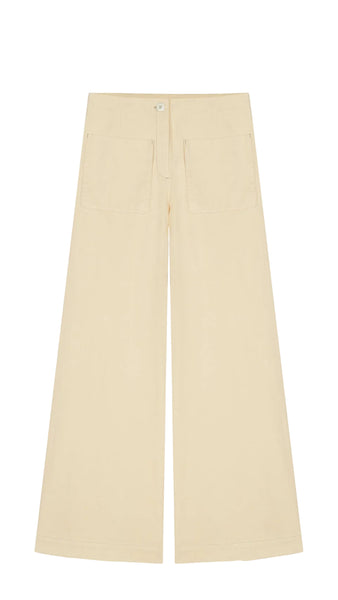Beige pants on a white background