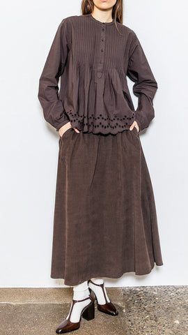 PROJECT AJ117 HILDA EMBR SOIL BLOUSE