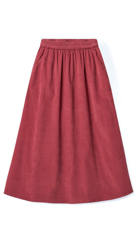 PROJECT AJ117 HAILEY BURGUNDY SKIRT
