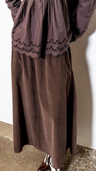 PROJECT AJ117 HAILEY COFFEE SKIRT