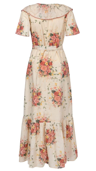 Floral dress on a white background
