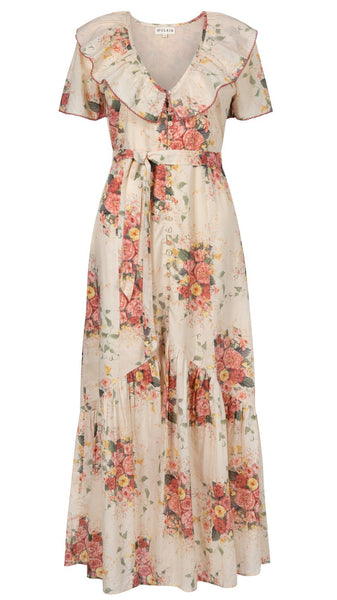 Floral dress on a white background