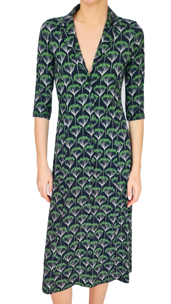 SIYU BYRD BUTTON DRESS
