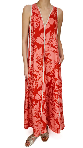 PUROTATTO CORAL MAXI DRESS