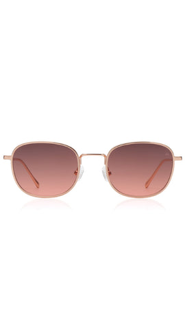 A.KJAERBEDE HELLO ROSE GOLD SUNGLASSES