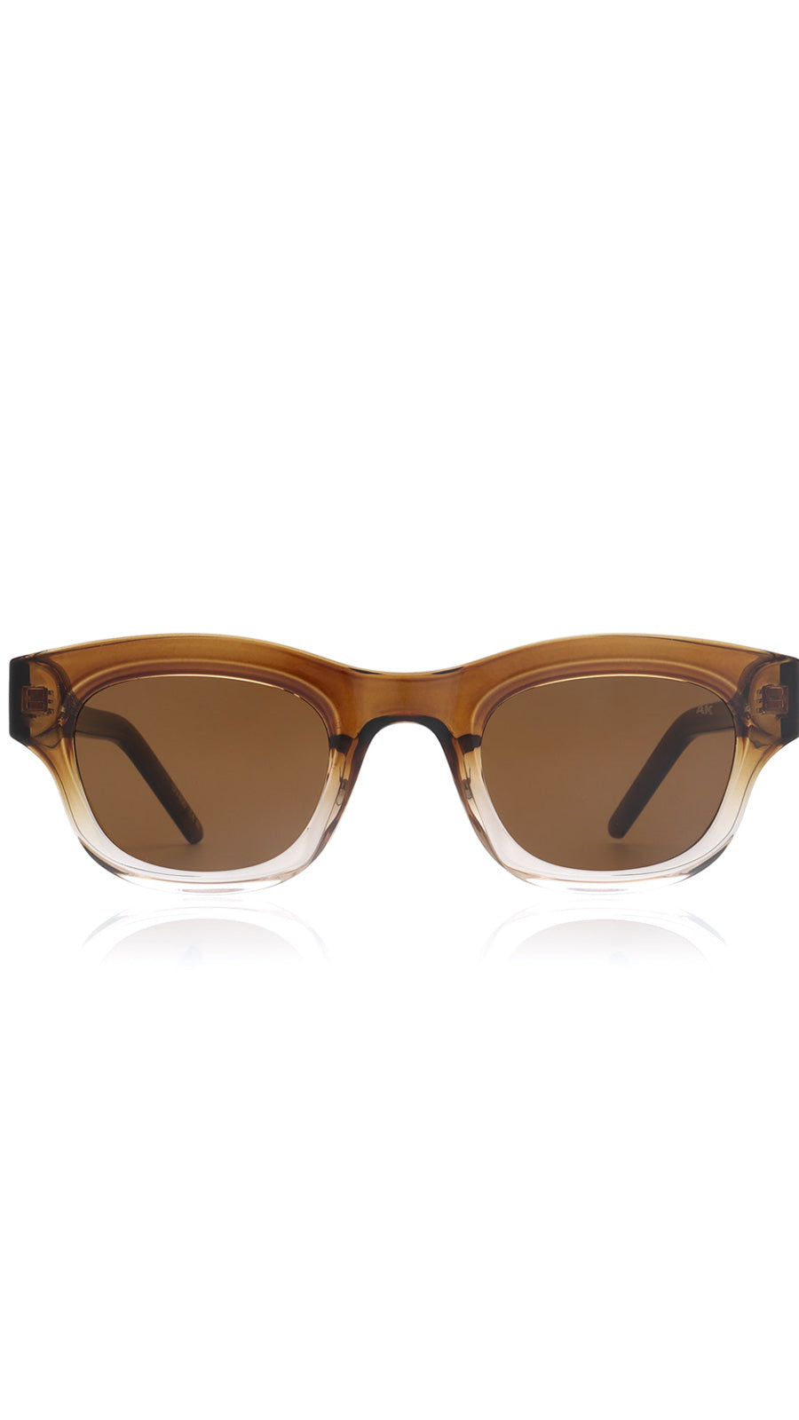 A.KJAERBEDE LANE SMOKE CHAMPAGNE SUNGLASSES