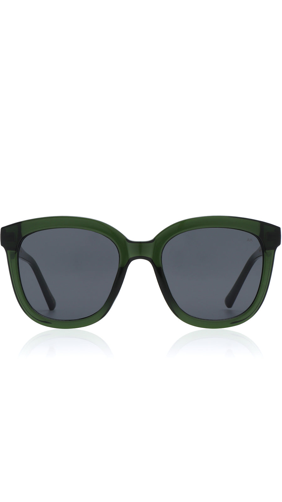 A.KJAERBEDE BILLY DARK GREEN SUNGLASSES